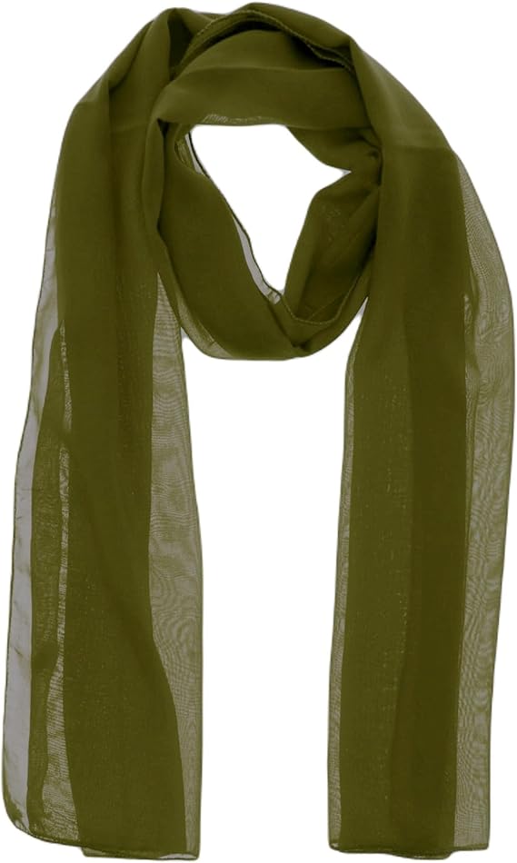 Ladies Chiffon Scarves Women Plain Neck Scarf Soft Headwrap Girls Headscarf Sheer Wrap women's scarves & wraps 150x45 cm