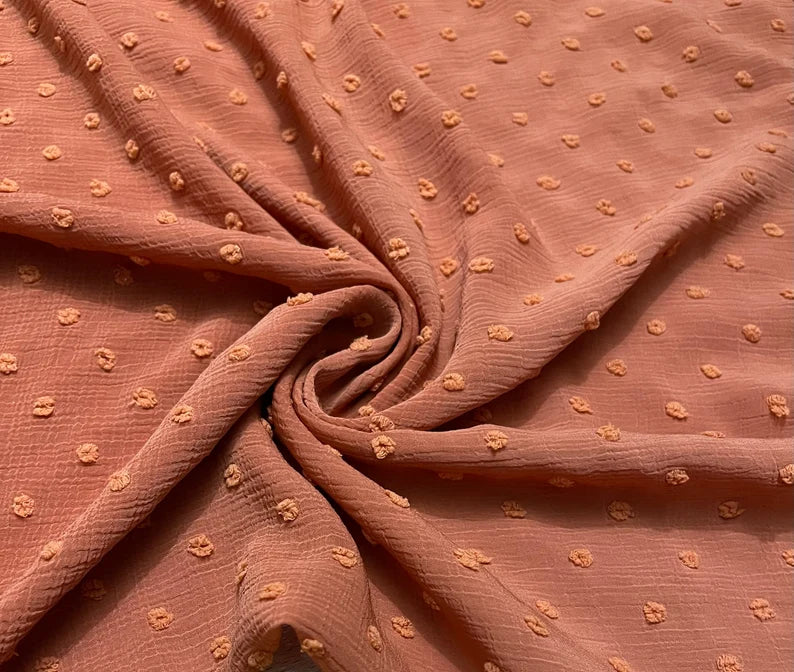 Luxury Pom Pearl Bubble Polyester Crepe Chiffon Fabric  Hijab scrafs (All seasons star)